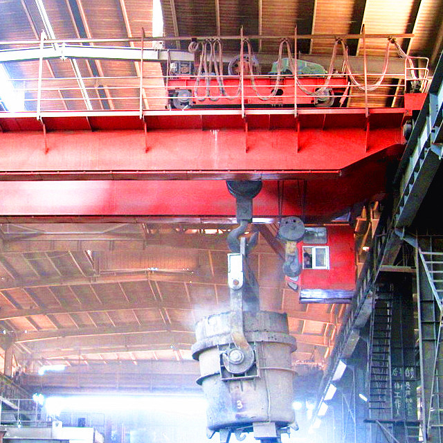 Grues de processus pour l'usine sidérurgique avec poche de levage avec modèle populaire 50 t, 70 t, 100 t, 200 t 
