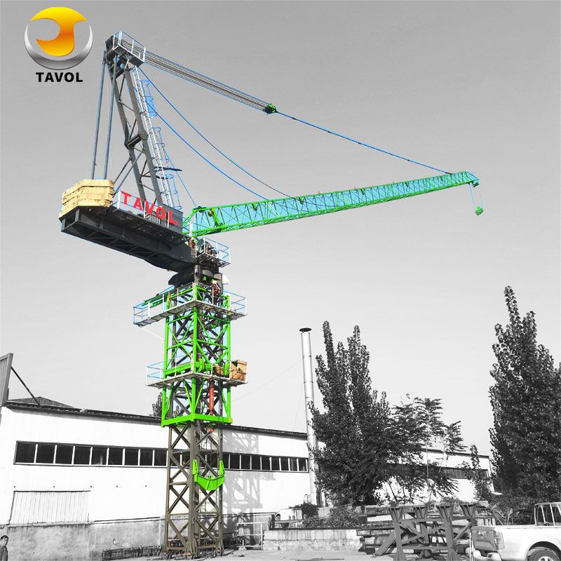 10ton Luffing Crane D125-5020 Grue à tour pour la construction 